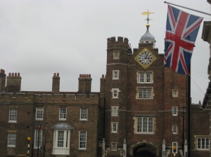 St. Jame's Palace and the Union Jack